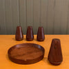 Danish Modern Teak Salt And Pepper Set By Ludvig Pontoppidan
