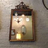 Giltwood Plumed Mirror