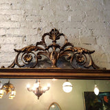 Giltwood Plumed Mirror