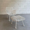 Sculptura Patio Armchair With Ottoman By Russell Woodard