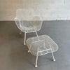 Sculptura Patio Armchair With Ottoman By Russell Woodard