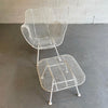 Sculptura Patio Armchair With Ottoman By Russell Woodard