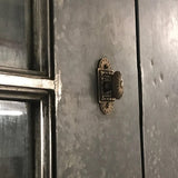 Tall Industrial Brushed Steel and Glass Doors