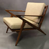 Scandinavian Modern Z Lounge Chair By Poul Jensen, Selig