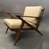 Scandinavian Modern Z Lounge Chair By Poul Jensen, Selig