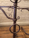 Gothic Wrought Iron Andirons in the Style of Samuel Yellin