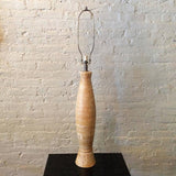 Tall Oblong Art Pottery Lamp