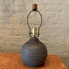 Gordon Martz Marshall Studios Art Pottery Gourd Shape Table Lamp