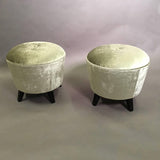 Velvet Pouf Ottomans