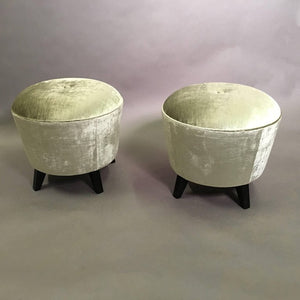Velvet Pouf Ottomans