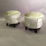 Velvet Pouf Ottomans