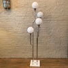Mid-Century Modern Cascading Multi-Bulb Chrome Floor Lamp