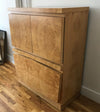 Burl Olive Wood Highboy Dresser