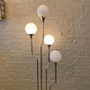 Mid-Century Modern Cascading Multi-Bulb Chrome Floor Lamp