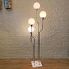 Mid-Century Modern Cascading Multi-Bulb Chrome Floor Lamp