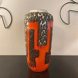 Large West German Fat Lava Art Pottery Vase