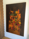 Large Mid Century Abstract Painting