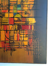 Large Mid Century Abstract Painting