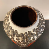 Large West German Fat Lava Art Pottery Vase