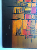 Large Mid Century Abstract Painting