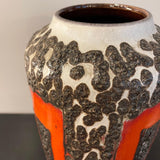 Large West German Fat Lava Art Pottery Vase