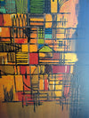 Large Mid Century Abstract Painting