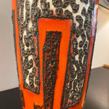 Large West German Fat Lava Art Pottery Vase