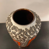 Large West German Fat Lava Art Pottery Vase