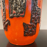Large West German Fat Lava Art Pottery Vase
