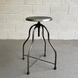 Industrial Early 20th Century Apothecary Swivel Stool