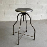 Industrial Early 20th Century Apothecary Swivel Stool