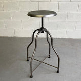 Industrial Early 20th Century Apothecary Swivel Stool