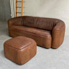 Rustic Buffalo Hide Sofa Seating Set