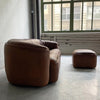 Rustic Buffalo Hide Sofa Seating Set