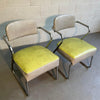 Art Deco Tubular Chrome Armchairs By KEM Weber