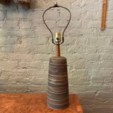 Mid Century Art Pottery Table Lamp By Gordon Martz For Marshall Studios