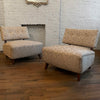 Hollywood Regency Slipper Chairs In The Style Of Billy Haines