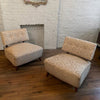 Hollywood Regency Slipper Chairs In The Style Of Billy Haines