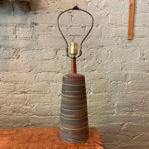 Mid Century Art Pottery Table Lamp By Gordon Martz For Marshall Studios