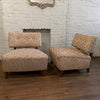 Hollywood Regency Slipper Chairs In The Style Of Billy Haines