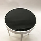 Mid Century Modern Mirror Side Table