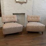 Hollywood Regency Slipper Chairs In The Style Of Billy Haines