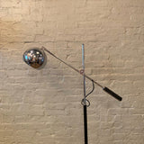 Robert Sonneman Chrome Eyeball Extension Arm Floor Lamp