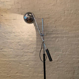 Robert Sonneman Chrome Eyeball Extension Arm Floor Lamp
