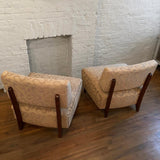 Hollywood Regency Slipper Chairs In The Style Of Billy Haines