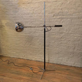 Robert Sonneman Chrome Eyeball Extension Arm Floor Lamp