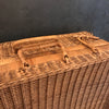 Woven Wicker Suitcase