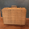 Woven Wicker Suitcase