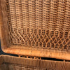 Woven Wicker Suitcase