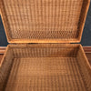 Woven Wicker Suitcase